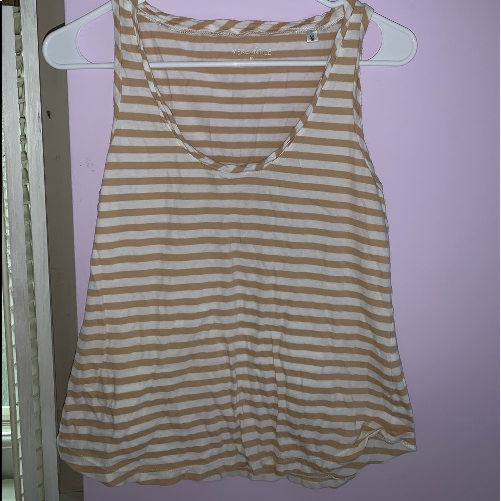 JCREW Women’s striped tank size M